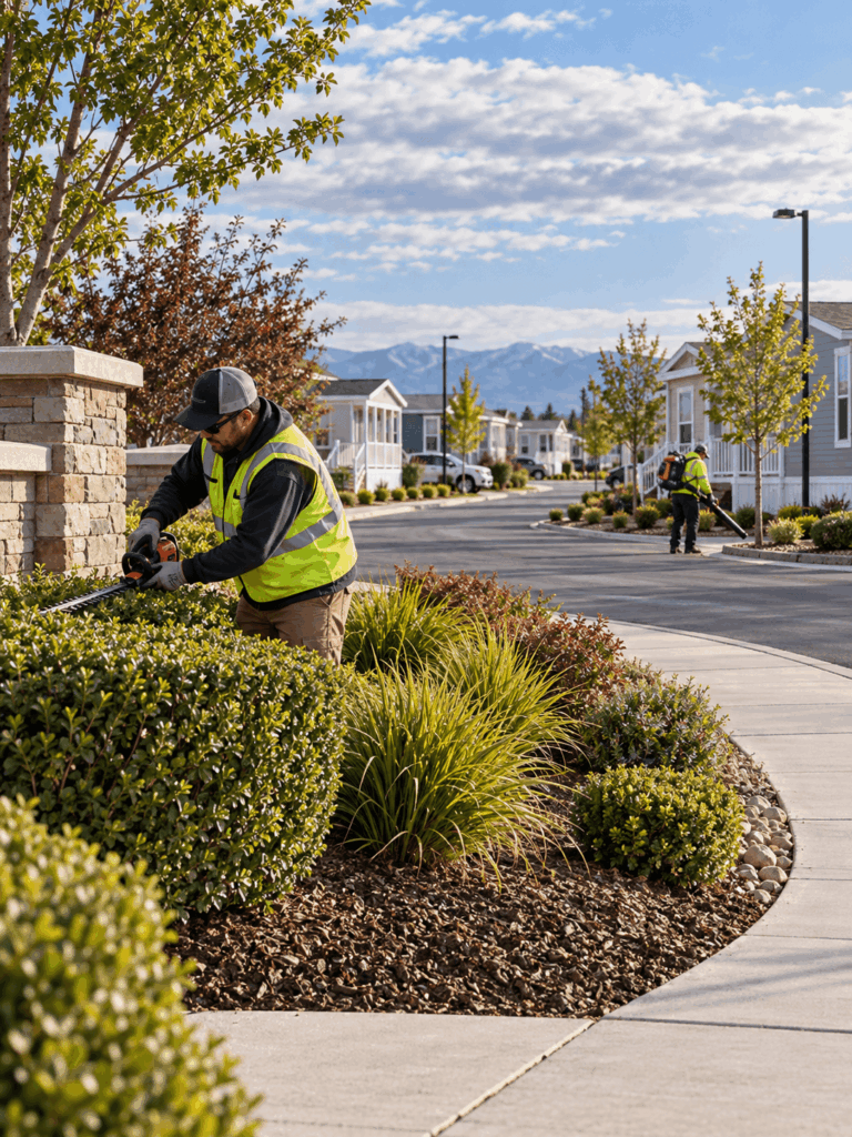 Manufactured housing community maintenance requirements